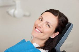 Woman Smiling Prior to Appointment